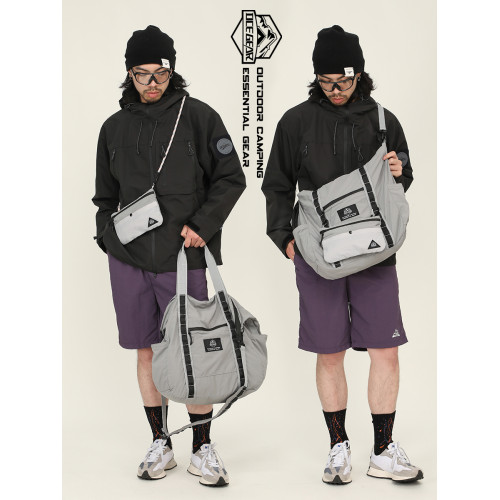 OCE GEAR戶外輕量化旅行折疊包二合一潮牌山系風斜背袋大容量挎包