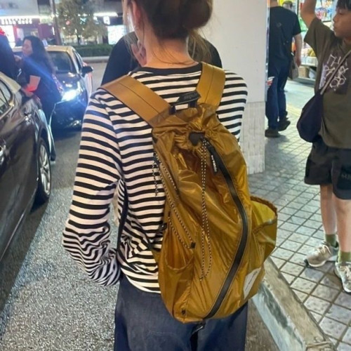 2025春夏新款尼龍防水雙肩包男女耐磨旅行徒步輕便輕量化速乾後後背包