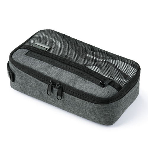 日本SANWA山業多功能收納包可攜式小包男手包充電器充手機數碼整理