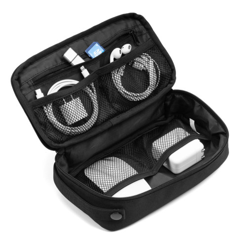 日本SANWA山業多功能收納包可攜式小包男手包充電器充手機數碼整理