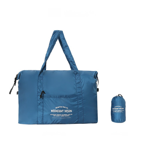 超輕手提短途旅行包可折曡出差手提單肩收納袋大容量可套拉桿箱包