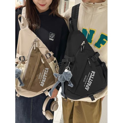 潮酷男女情侶弓箭包大胸包帆布雙肩包輕便大容量斜後後背包戶外單肩包 潮酷男女情侶弓箭包大胸包帆布雙肩包輕便大容量斜後後背包戶外單肩包