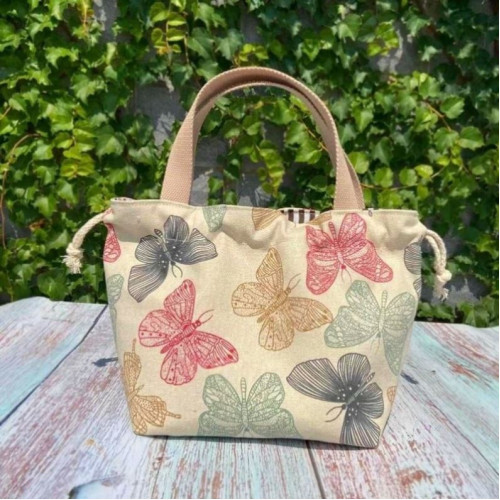 上班族出門通勤小拎包百搭手提雜物袋可愛2022女款輕便帆布便當包 上班族出門通勤小拎包百搭手提雜物袋可愛2022女款輕便帆布便當包