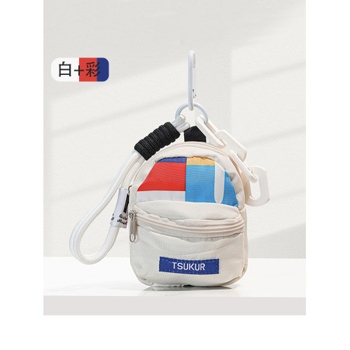 迷你小書包耳機收納包鑰匙釦零錢口紅證件收納包多巴胺包包掛件 迷你小書包耳機收納包鑰匙釦零錢口紅證件收納包多巴胺包包掛件