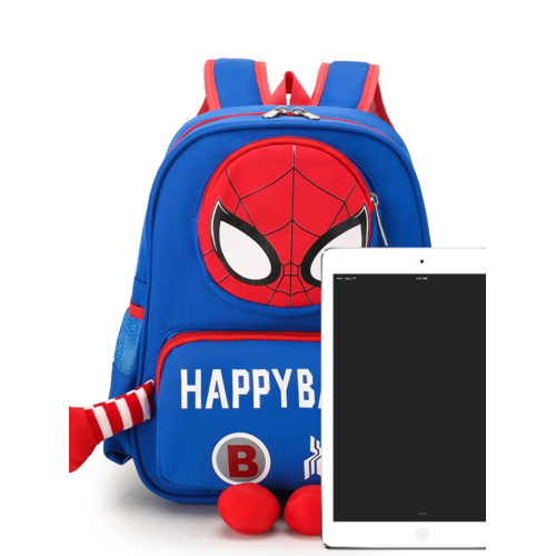 蜘蛛人書包出遊幼兒園男孩3-5嵗時尚可愛卡通兒童中大班雙肩後後背包4