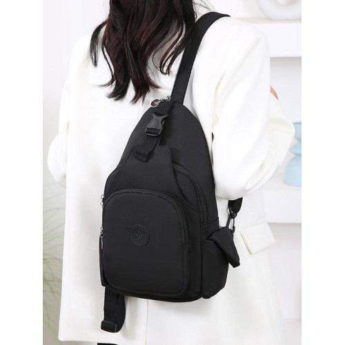 一包四背法多功能時尚百搭休閒雙肩包出門旅行胸包男女通用單肩包