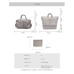 可折疊大容量旅行包女手提輕便短途可擴容出差登機旅遊健身包行李