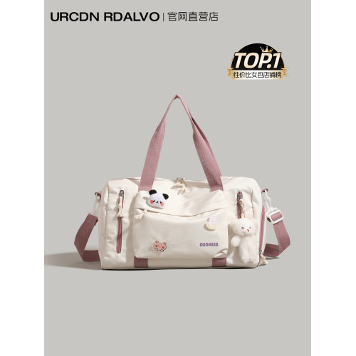 UR短途旅行包女2025新款夏季大容量出差行李包輕便遊泳運動健身包