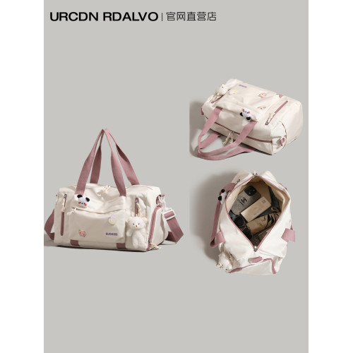 UR短途旅行包女2025新款夏季大容量出差行李包輕便遊泳運動健身包