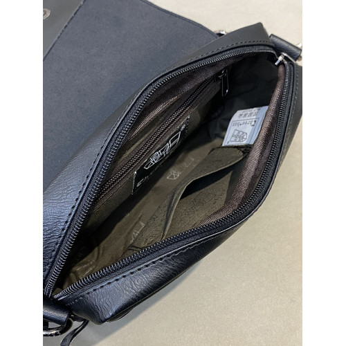 潮牌男士單肩包2025新款日系時尚潮流斜後後背包軟皮男女休閒小包ins