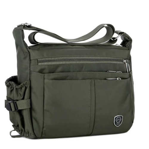 【6隔層】大容量男士斜後後背包商務旅行包防水耐磨單肩斜後後背包工具包