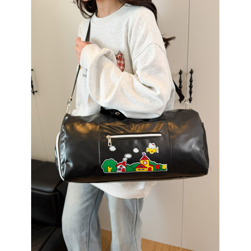 卡通可愛大包包單肩蝴蝶結凱蒂貓手提健身包斜背大容量旅行包 卡通可愛大包包單肩蝴蝶結凱蒂貓手提健身包斜背大容量旅行包