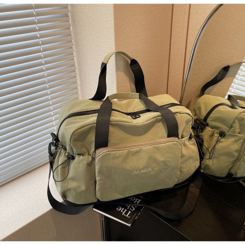 大容量短途旅行包2025新款乾濕分離運動健身包旅遊待産收納行李包