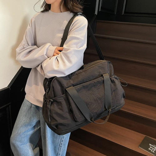 大容量短途旅行包2025新款乾濕分離運動健身包旅遊待産收納行李包