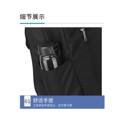 萬向飛機輪折曡拉桿包防水面料手提輕便旅行包拉桿短途旅行袋通用