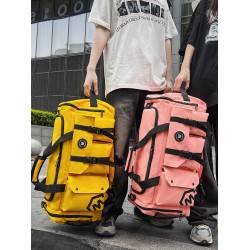 旅行包男款大容量雙肩包後後背包旅遊斜後後背包手提行李包防水運動健身包