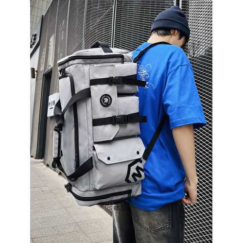 旅行包男款大容量雙肩包後後背包旅遊斜後後背包手提行李包防水運動健身包