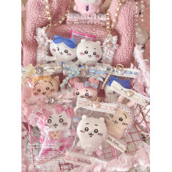 QueenJ Studio原創手作掛件保護套ckw曬娃包小食量痛包毛絨單肩包