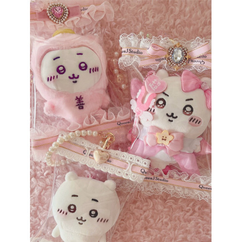 QueenJ Studio原創手作掛件保護套ckw曬娃包小食量痛包毛絨單肩包