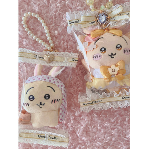 QueenJ Studio原創手作掛件保護套ckw曬娃包小食量痛包毛絨單肩包