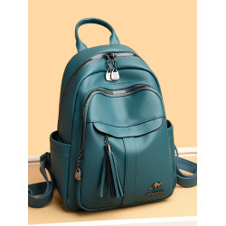 真皮雙肩包女2026時尚新款大容量百搭包包頭層牛皮軟皮韓版後後背包潮