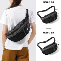 春夏天大包包女2026新款尼龍布包胸包男士出行後後背包休閒斜後後背包腰包