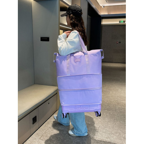 學生被子收納袋大容量旅行用帶輪子行李袋開學住宿衣服棉被收納袋 學生被子收納袋大容量旅行用帶輪子行李袋開學住宿衣服棉被收納袋