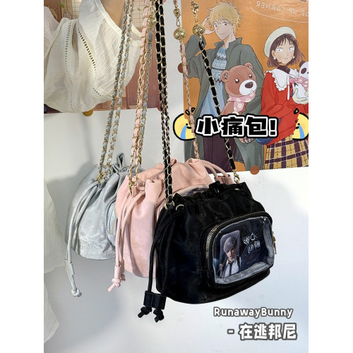 日常基礎二次元水波紋透明通勤單肩斜後後背包穀子吧唧小食量痛包娃包 日常基礎二次元水波紋透明通勤單肩斜後後背包穀子吧唧小食量痛包娃包