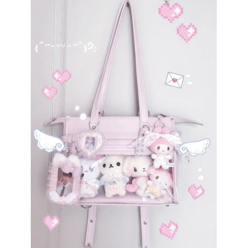 2026新款日系學院風大容量製服包痛包二次元追星演唱會娃包手提包 2026新款日系學院風大容量製服包痛包二次元追星演唱會娃包手提包