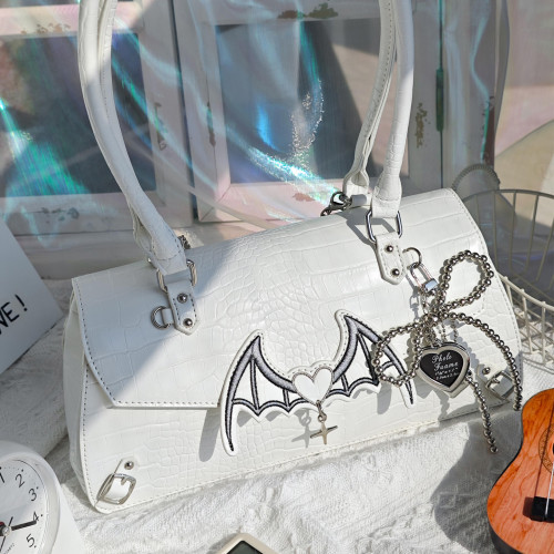 蝙蝠痛包香蕉家原創設計大容量大窗口塞娃紥穀甜酷百變單肩包