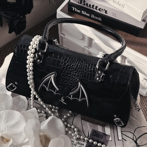 蝙蝠痛包香蕉家原創設計大容量大窗口塞娃紥穀甜酷百變單肩包