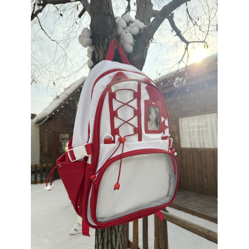 梁拌泡菜LBPC貓咪痛包雙肩包原創設計二次元休閒百搭可愛學生書包