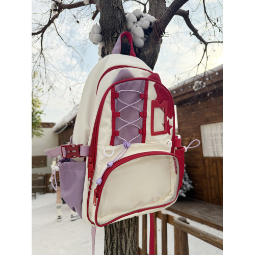 梁拌泡菜LBPC貓咪痛包雙肩包原創設計二次元休閒百搭可愛學生書包