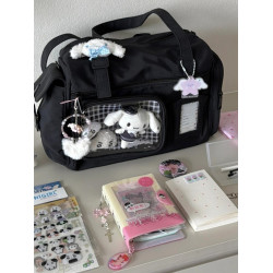 2026秋冬尼龍大容量娃包痛包通勤旅行袋二次元百搭手提單肩製服包