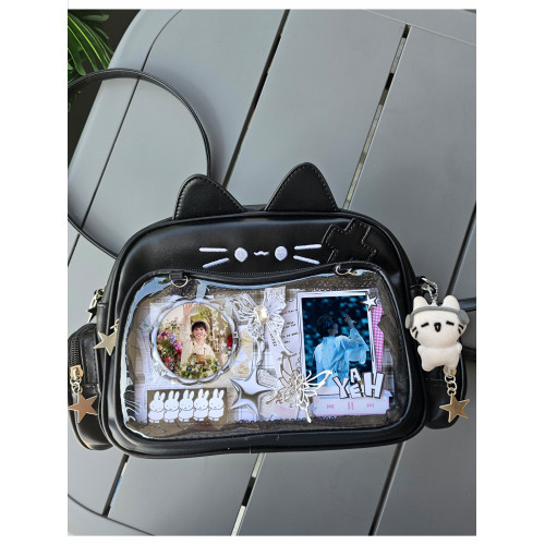 周深周邊卡布叻演唱會深深感謝你吧唧雙肩痛包單肩包大容量貓貓包