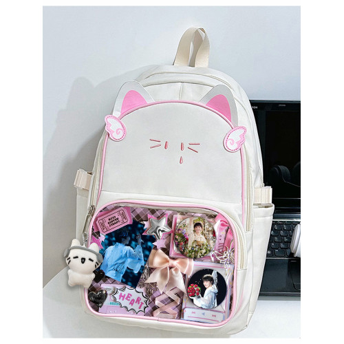 周深周邊卡布叻演唱會深深感謝你吧唧雙肩痛包單肩包大容量貓貓包