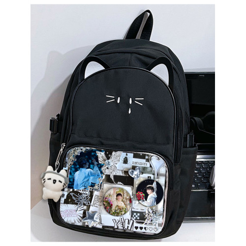 周深周邊卡布叻演唱會深深感謝你吧唧雙肩痛包單肩包大容量貓貓包