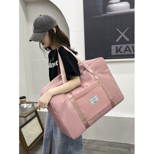 手提旅行包大容量女輕便待産包收納袋短途行李袋雙肩折曡防水運動