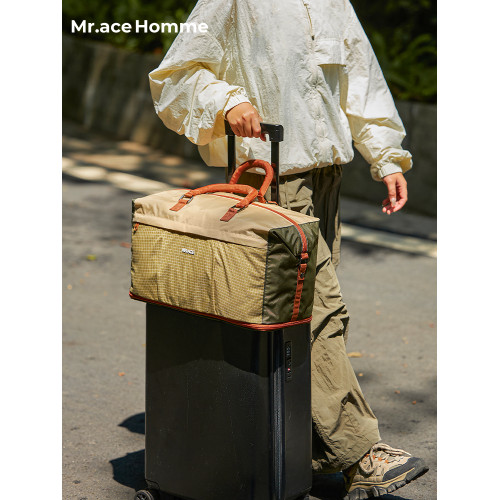Mrace大容量短途旅行包女可折曡出差行李袋輕便擴容斜背手提包男 Mrace大容量短途旅行包女可折曡出差行李袋輕便擴容斜背手提包男