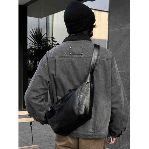 YUEN高級感ins簡約復古餃子包可頌托特腋下包休閒大容量韓系街頭