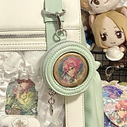 香蕉家原創設計吧唧包痛包小圓吧唧包痛包晴空奶蓋星肩配包掛件