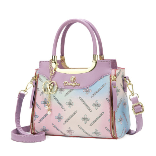 包包女2025新款印花時尚百搭女士包簡約大容量單肩斜背手提包