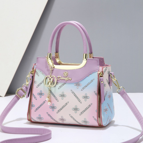 包包女2025新款印花時尚百搭女士包簡約大容量單肩斜背手提包