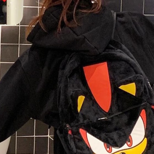 雙肩包情侶卡通書包女學生大容量旅行後後背包男