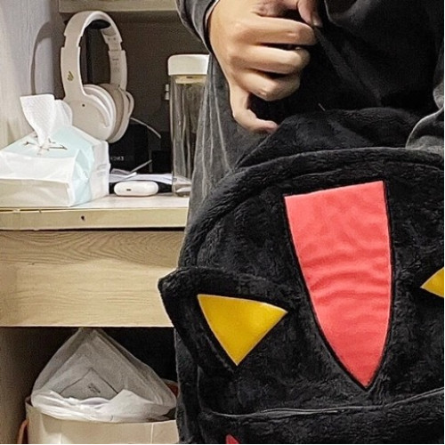 雙肩包情侶卡通書包女學生大容量旅行後後背包男