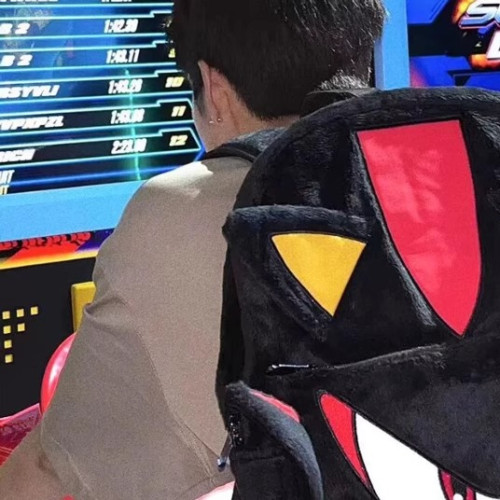 雙肩包情侶卡通書包女學生大容量旅行後後背包男