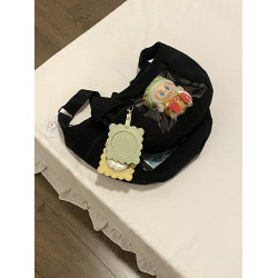 準備上岸的錢一波|運動風大容量餃子痛包10cm娃包休閒單肩斜後後背包