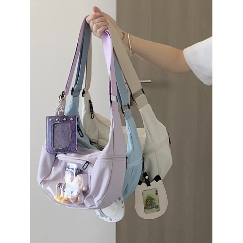 準備上岸的錢一波|運動風大容量餃子痛包10cm娃包休閒單肩斜後後背包 準備上岸的錢一波|運動風大容量餃子痛包10cm娃包休閒單肩斜後後背包