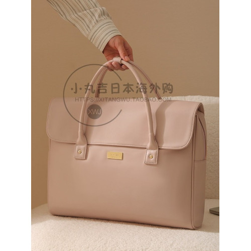 日本商務手提14寸電腦包女大容量防震筆電公文包通勤包托特包