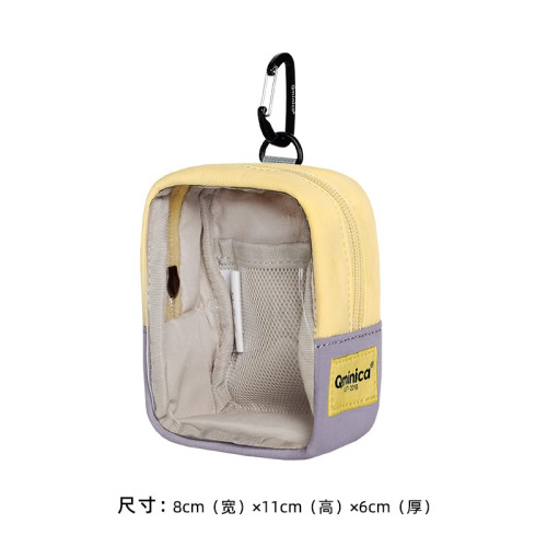 Qminica10CM娃娃痛包透明DIY小容量多功能收納包休閒隨身包女